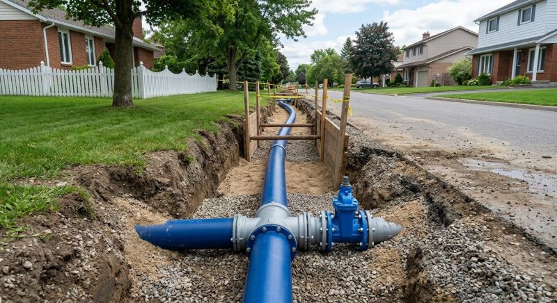 Commercial Water Main Installation