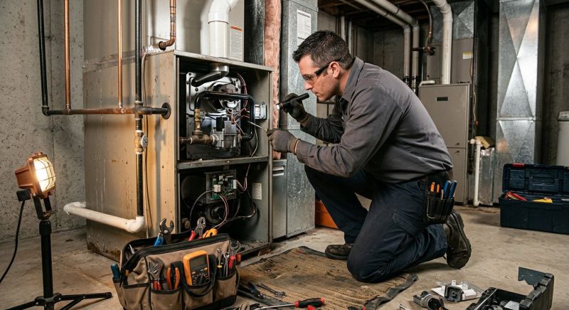 Natural Gas Central Heating Repair