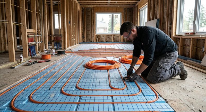 Radiant Floor Heating Installation