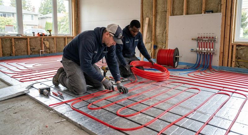 Radiant Floor Heating Installation