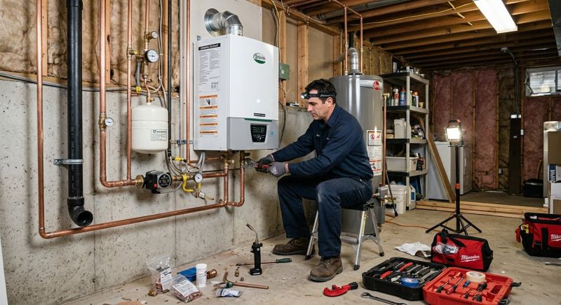 Solar Water Heater Installation