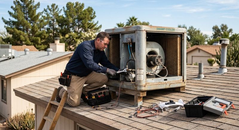 Swamp Cooler Installation