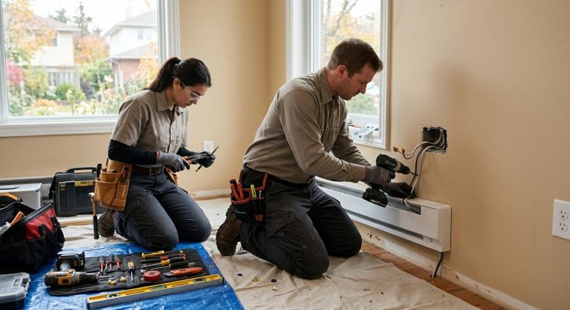Electric Central Heating Installation
