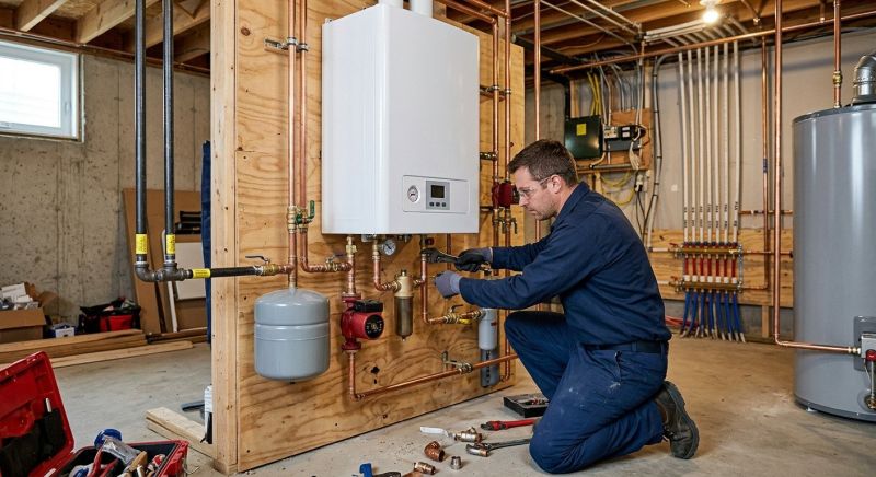 Propane Radiator Installation